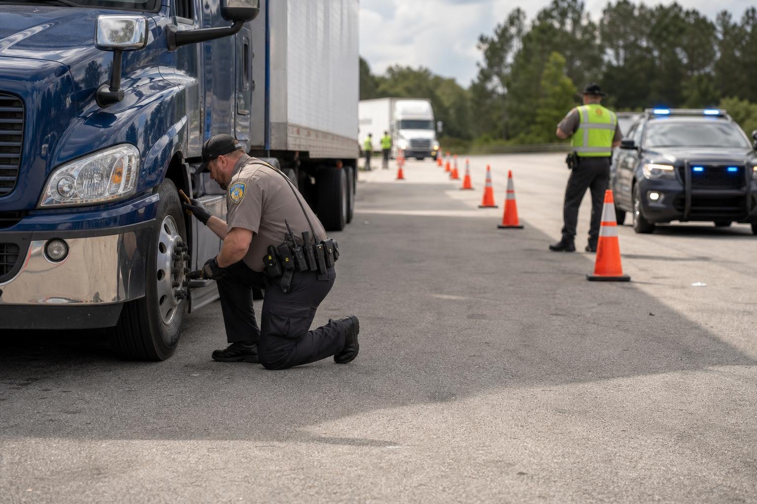 Multi State Truck Enforcement Operation Takes 78 Drivers Off the Road