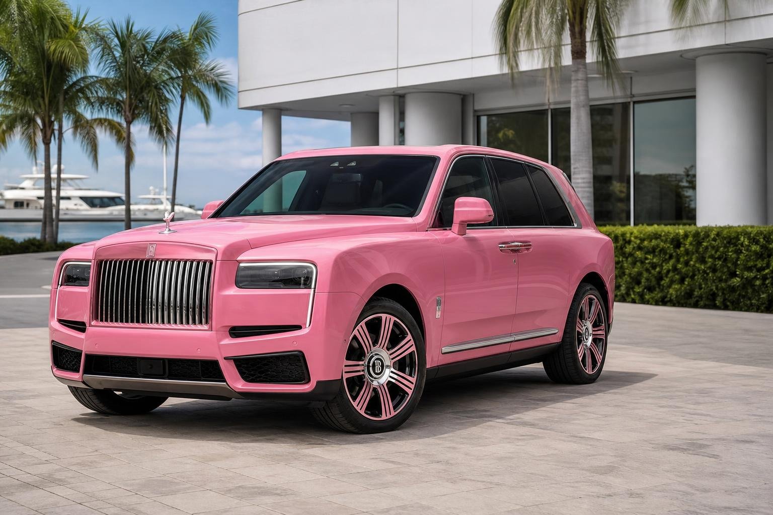Rolls Royce Miami Receives Bespoke Cullinan in Exclusive Braman Pink