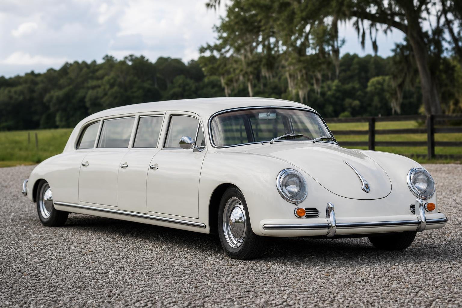 Stretched Porsche 356 Coupe With a Rear Cabin Heads to Auction