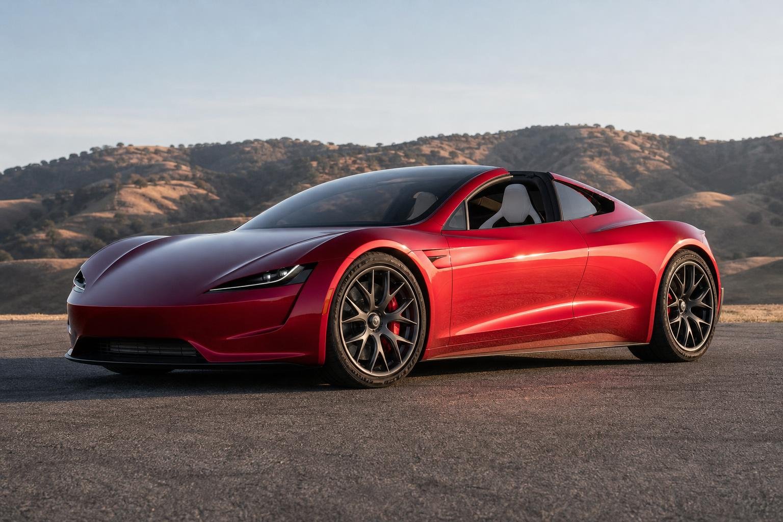 Tesla Roadster Demonstration Features 0 60 MPH Run in 0.81 Seconds Production Set for
