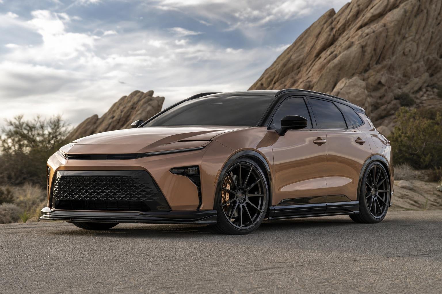 Toyota Crown Signia GT S Concept Adds Aggressive Styling and a Five Inch Drop