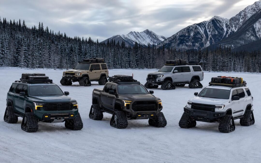Toyota Unveils Five Snow-Tracked Concepts for SEMA