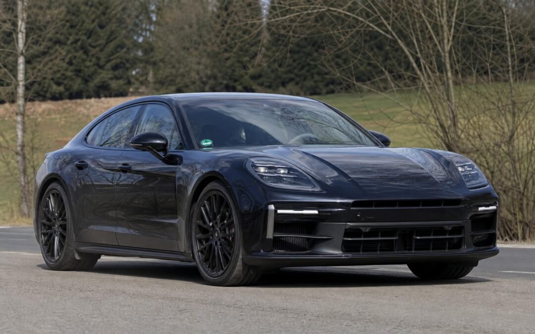 Uncamouflaged Porsche Panamera Prototype Reveals Limited Facelift Updates