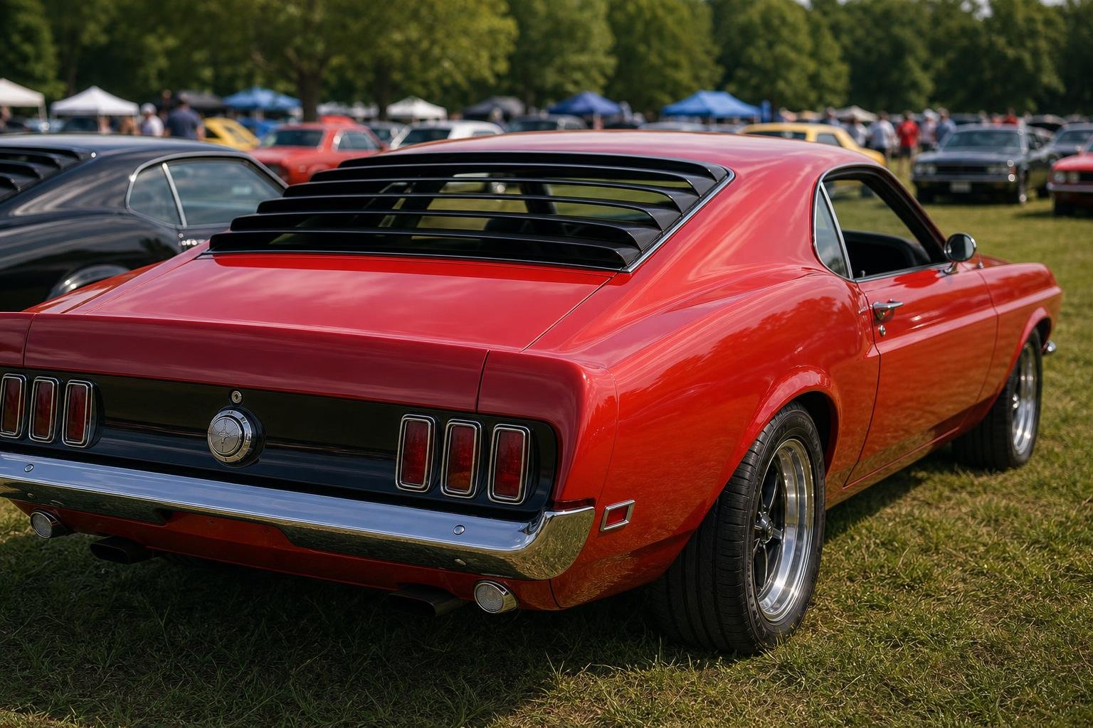 Why Muscle Cars Adopted Rear Window Louvers
