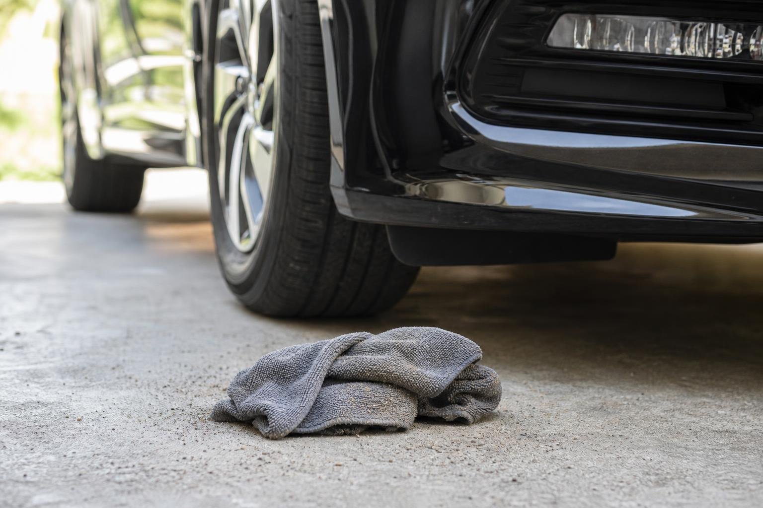 Why a Dropped Microfiber Towel Can Damage Your Cars Paint