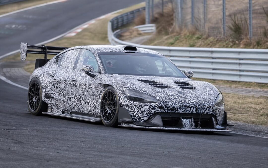 Xiaomi SU7 Ultra Prototypes Test With Extreme New Aerodynamics at the Nürburgring