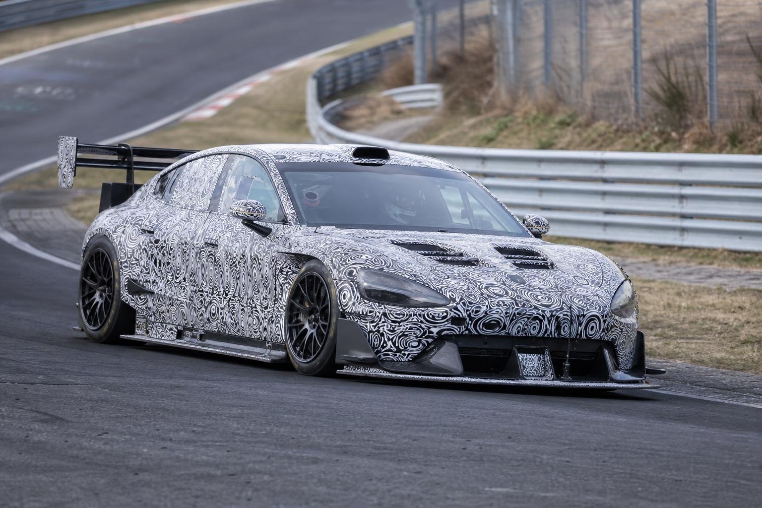 Xiaomi SU7 Ultra Prototypes Test With Extreme New Aerodynamics at the Nyrburgring