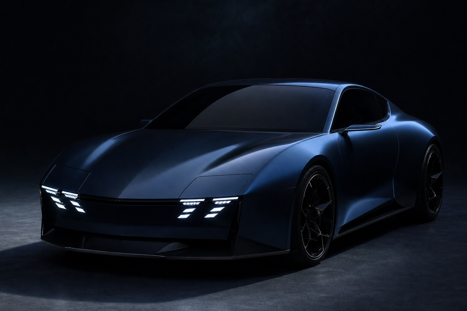 Alpine ps1 concept teased with flush mounted pop down headlights