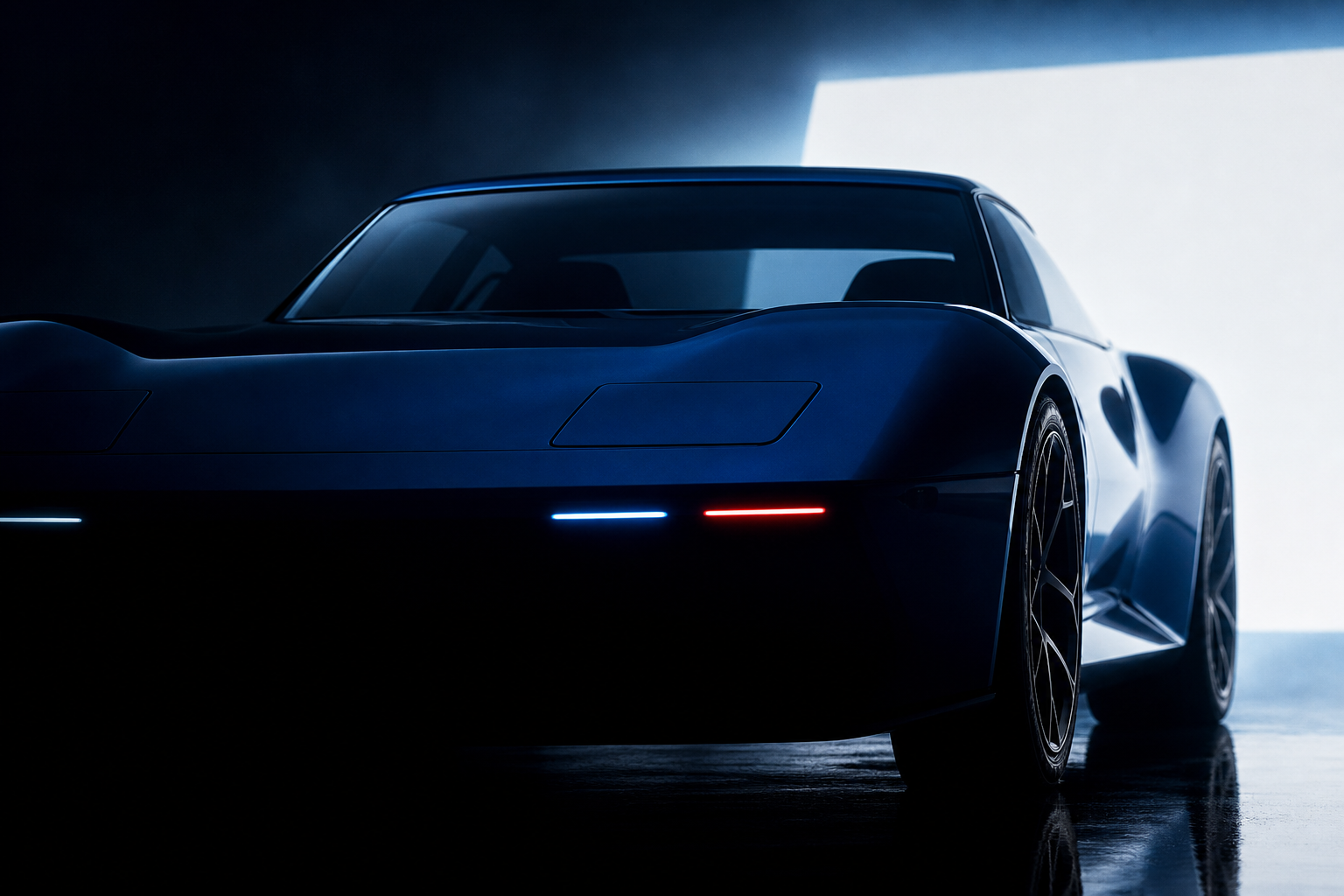 Alpine ps1 concept teased with hidden pop down headlights