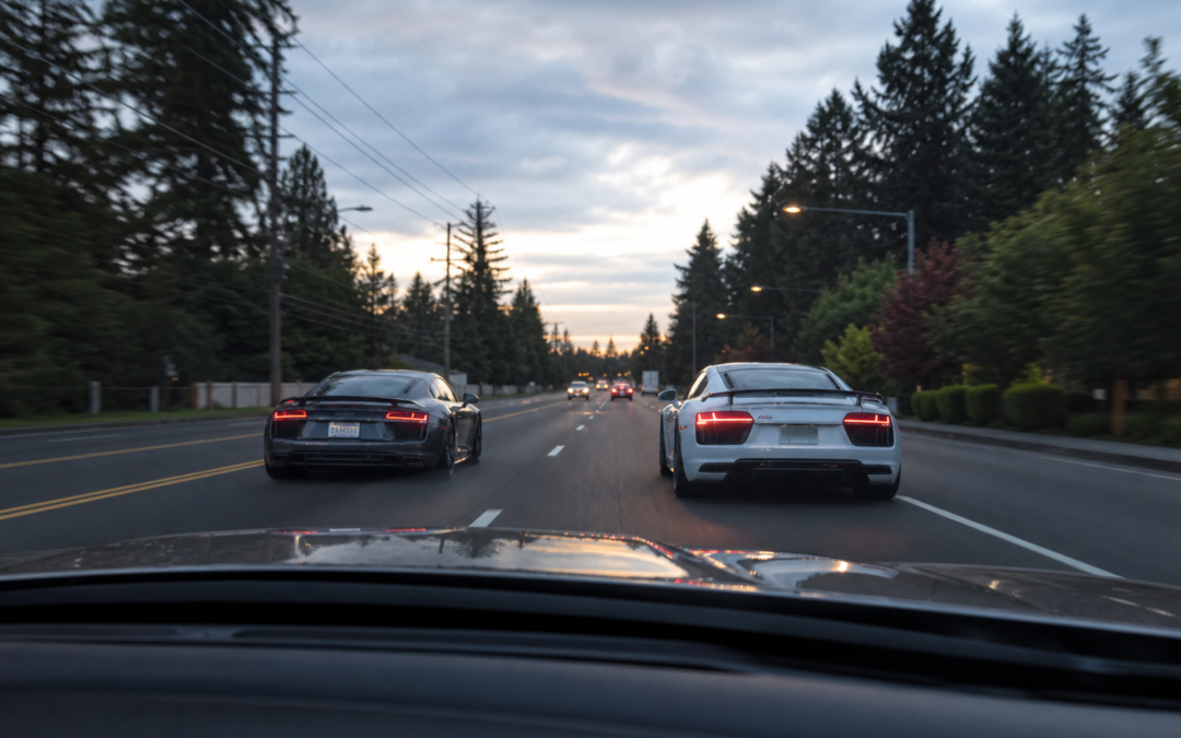 Dashcam Captures Alleged Street Race at 107 mph in Washington 35-mph Zone