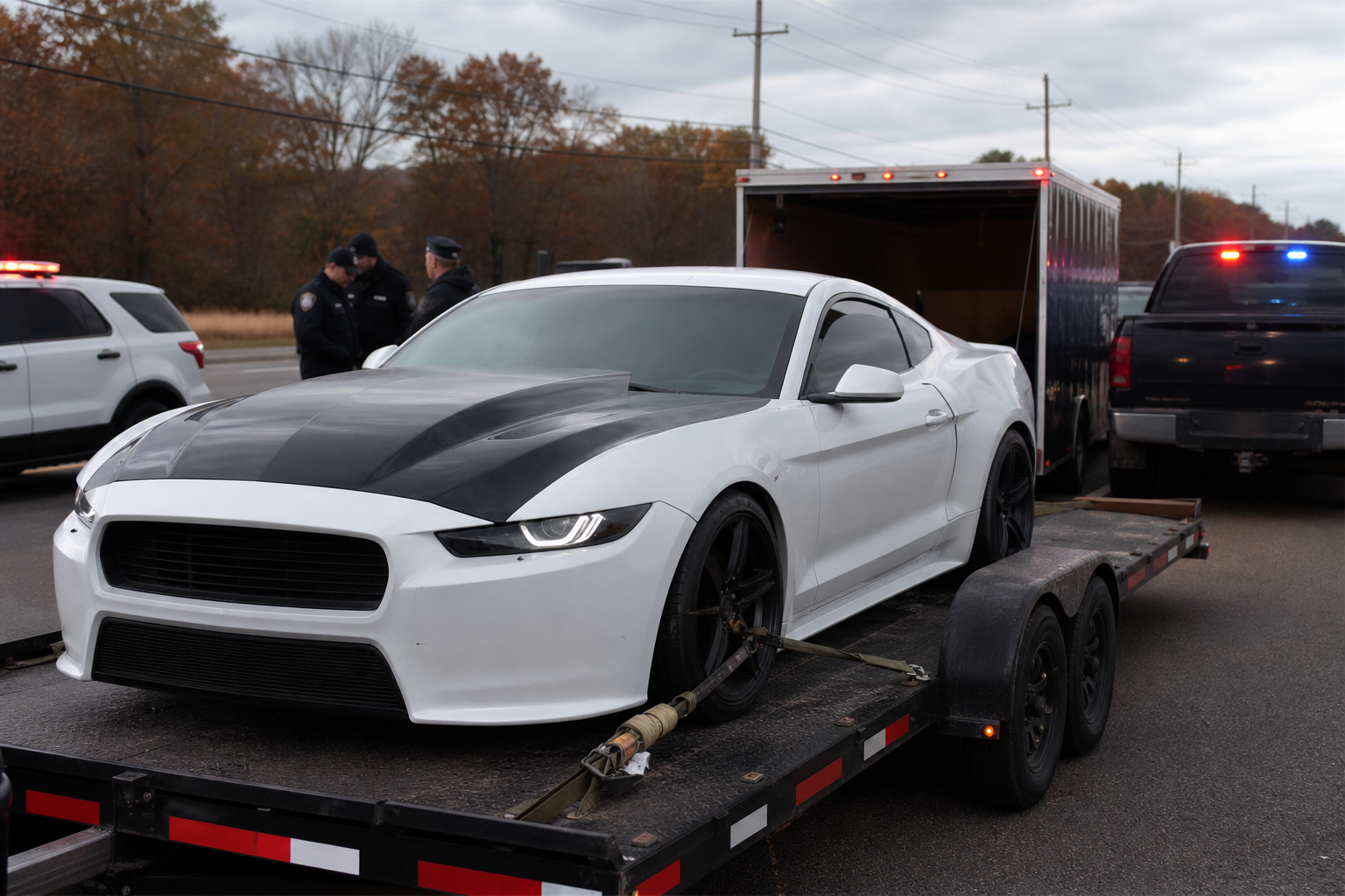 Four connecticut men arrested after alleged long island street race race car impounded