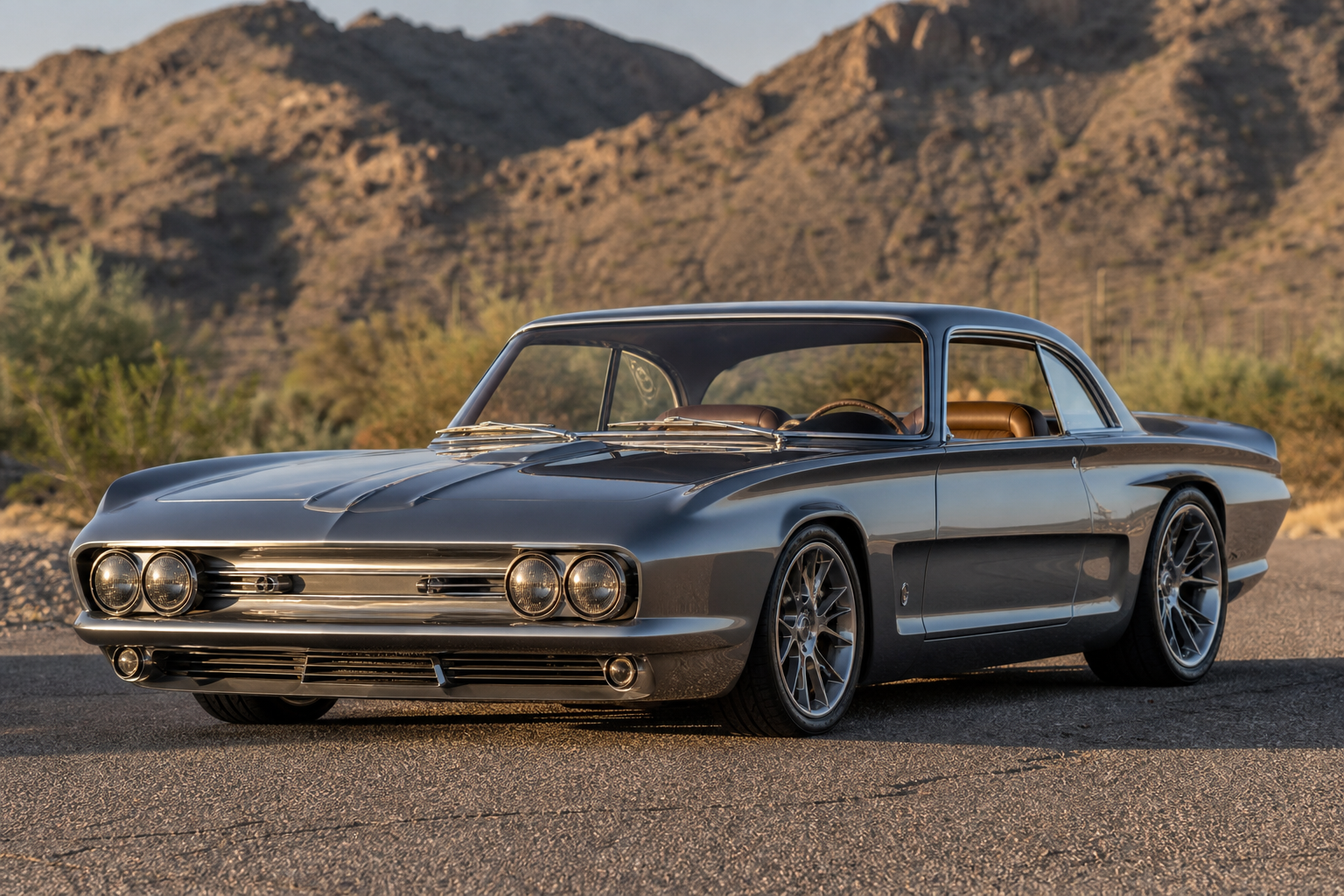 Kindig it twelveair custom corvette features a 9 2 liter v12