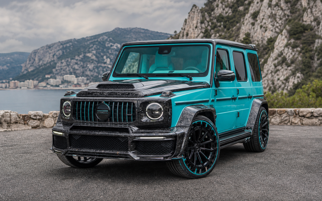 Mansory Reveals Turquoise-and-Carbon Grand Entrée G-Class
