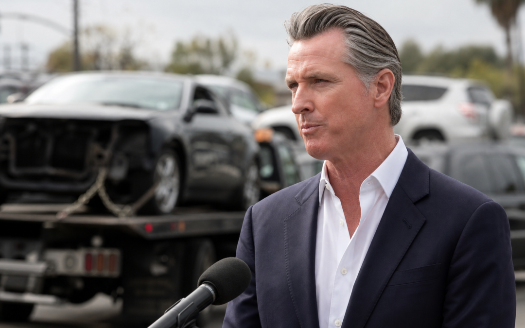 Newsom Vetoes California Bill That Would Have Redirected Unclaimed Towing Sale Proceeds