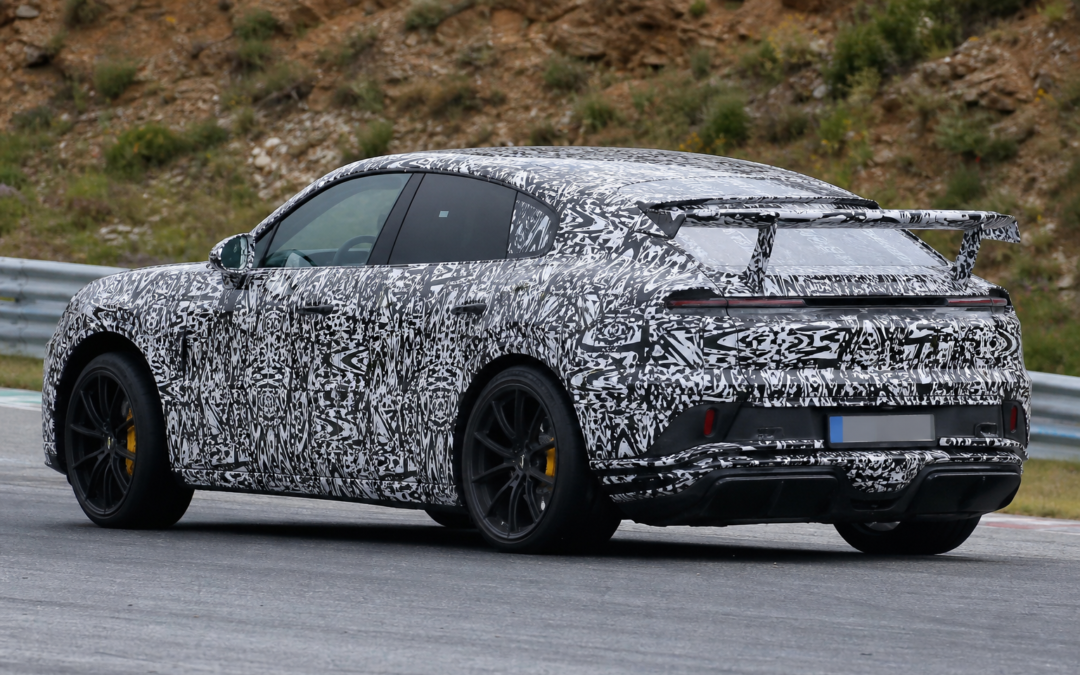 Porsche Cayenne Turbo GT Electric Spied With Large Rear Spoiler