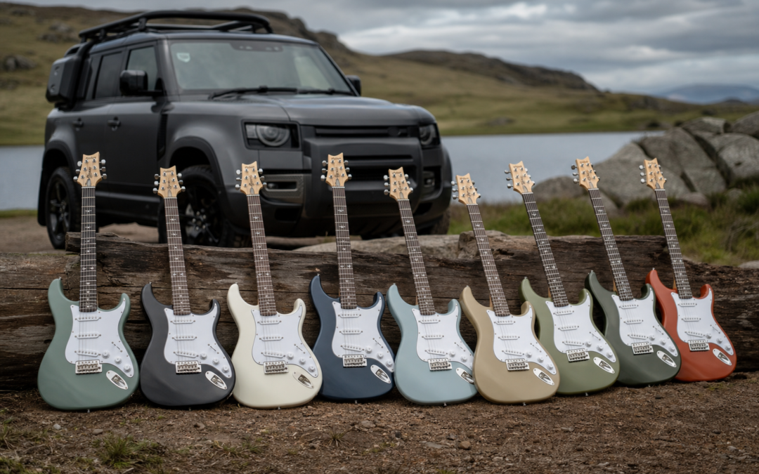 PRS and Defender Launch Limited-Edition Silver Sky Guitars in Eight SUV-Inspired Colors