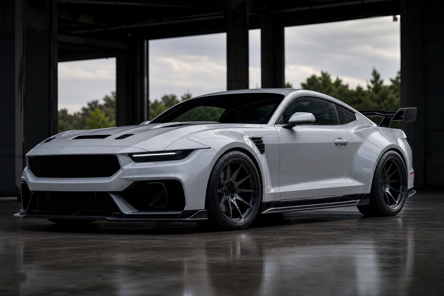 Saleen teases limited production sr widebody mustang amid new fundraising effort