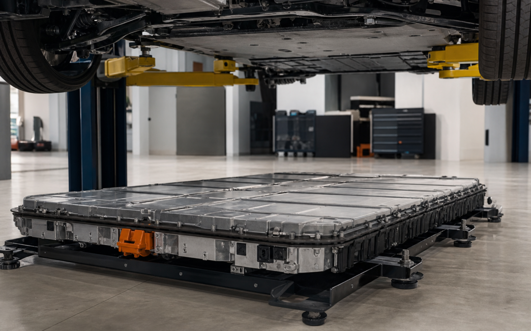 Stellantis Patent Describes EV Battery Quick-Release System That Could Move the Car Away