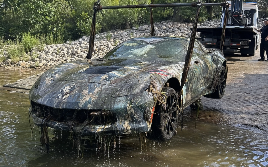Stolen C7 Corvette Grand Sport Recovered From Georgia River After Nearly Six Years